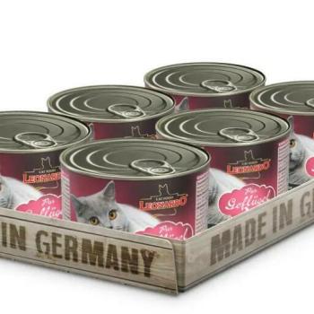 BEWITAL petfood Leonardo Poultry Tin 6x200 g kép