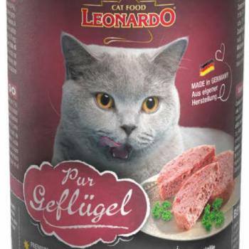 BEWITAL petfood Leonardo poultry Tin 6x400 g kép