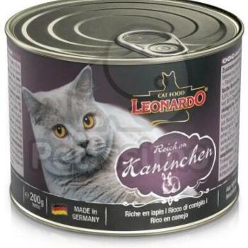 BEWITAL petfood Leonardo rabbit tin 6x400 g kép