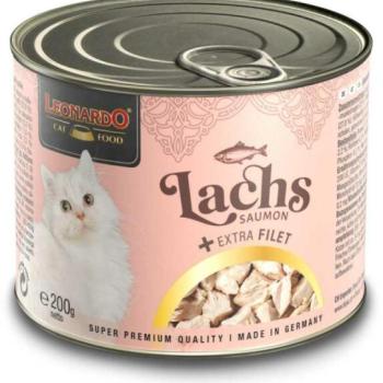 BEWITAL petfood Leonardo salmon tin 200 g kép