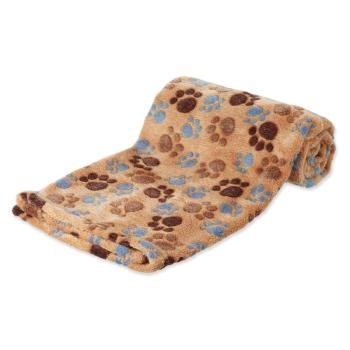 Bézs fleece univerzális kisállat takaró 100x150 cm Trixie Laslo – Plaček Pet Products kép