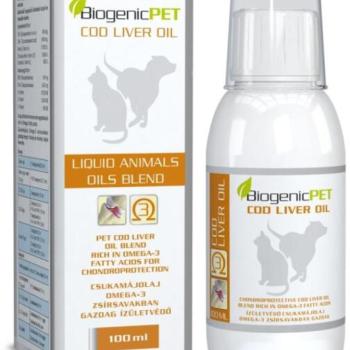 BiogenicPet Cod Liver Oil 100 ml kép