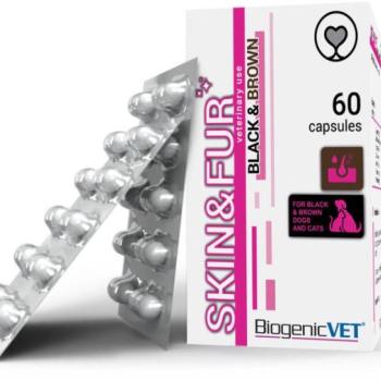 BiogenicVet Skin&Fur black & brown kapszula 60 db kép