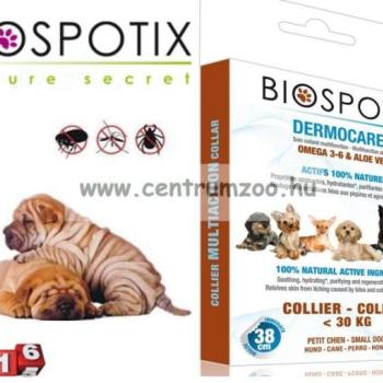 BioSpotiX Bolhaírtó nyakörv kistestű kutyáknak 38 cm kép