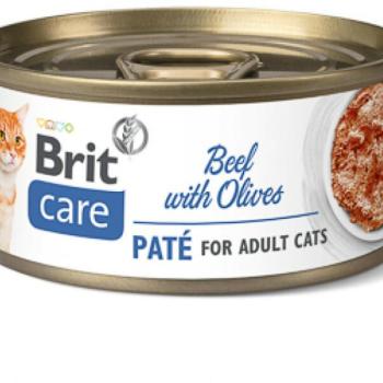 Brit Care Adult Paté beef with olives 70 g kép