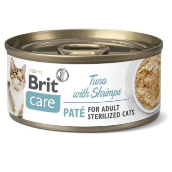 Brit Care Cat Paté Sterilized Tuna with Shrimp 70 g kép