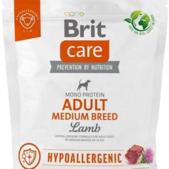 Brit Care Hypoallergenic Adult Medium Breed lamb 1 kg kép