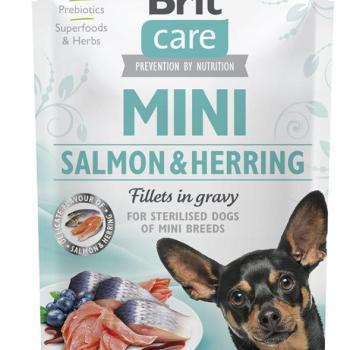 Brit Care Mini Fillets in Gravy - Salmon & Herring 85 g kép