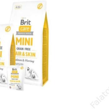 Brit Care Mini Grain Free Hair & Skin Salmon & Hering 0,4 kg kép