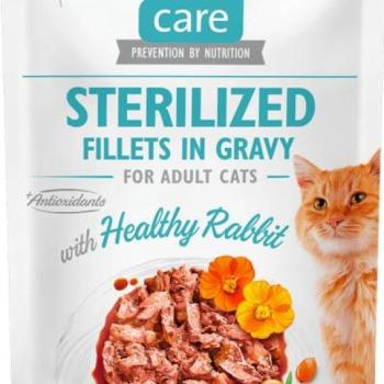 Brit Care Sterilized Fillets Adult rabbit in gravy 24x85 g kép