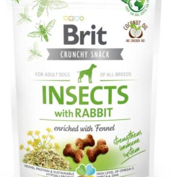 Brit Crunchy Crakcer Insect&Rabbit rovarfehérjével és nyúlhússal 200 g kép