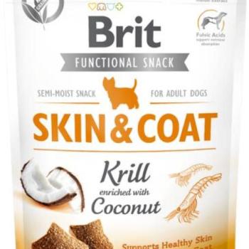 Brit Functional Snack Skin&Coat krill 150 g kép