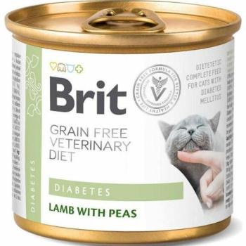 Brit Grain Free Veterinary Diet Diabetes lamb with peas 200 g kép