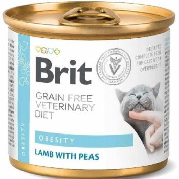 Brit Grain Free Veterinary Diet Obesity lamb & pea 200 g kép