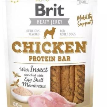 Brit Jerky Chicken csirke rovaros fehérjeszelet 80 g kép