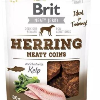 Brit Jerky Meaty coins herring 80 g kép