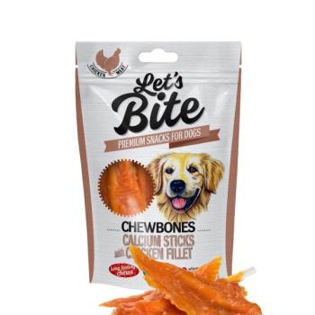 Brit Let's Bite Chewbones Calcium Sticks - Chicken Fillet 80 g kép