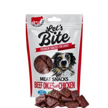 Brit Let's Bite Meat Snacks - Beef Dices with Chicken 80 g kép