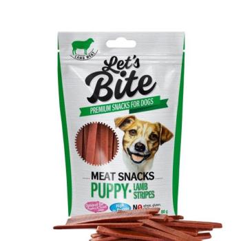 Brit Let's Bite Meat Snacks - Puppy Lamb Stripes 80 g kép