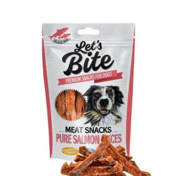 Brit Let's Bite Meat Snacks - Pure Salmon Slices 80 g kép