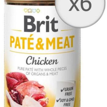 Brit Pate & Meat Chicken 6x400 g kép