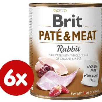 Brit Paté & Meat Rabbit 6x400 g kép