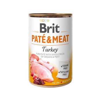 Brit Pate & Meat Turkey 400 g kép