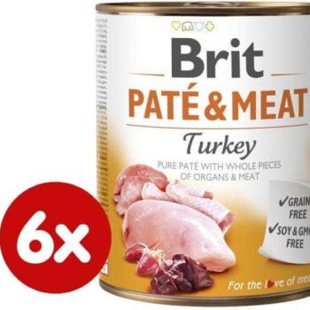 Brit Paté & Meat Turkey 6x800 g kép