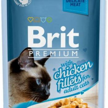 Brit Premium Adult chicken fillets in gravy 85 g kép