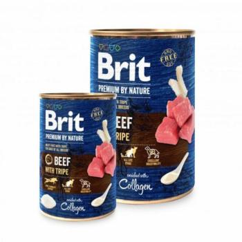 Brit Premium by Nature Adult Beef with Tripes 24x800 g kép