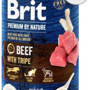 Brit Premium by Nature Adult Beef with Tripes 6x400 g kép