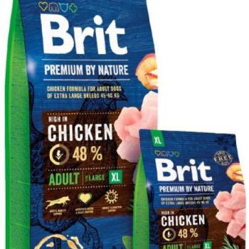 Brit Premium by Nature Adult Extra Large Adult Chicken 15 kg kép