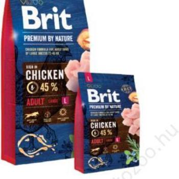 Brit Premium by Nature Adult Large 2x15 kg kép