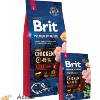 Brit Premium by Nature Adult Large Chicken 8 kg kép