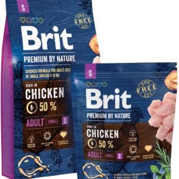 Brit Premium by Nature Adult Small Chicken 1 kg kép