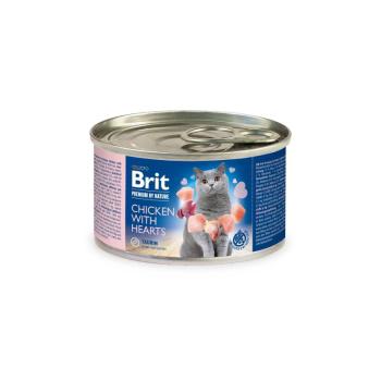 Brit Premium by Nature Cat - Chicken with Hearts 200 g kép