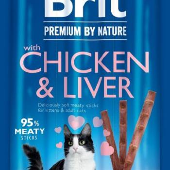 Brit Premium by Nature Cat Sticks - Chicken & Liver 15 g kép