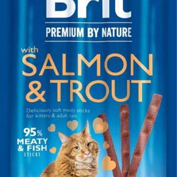 Brit Premium by Nature Cat Sticks - Salmon & Trout 15 g kép