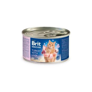 Brit Premium by Nature Cat - Turkey with Liver 200 g kép