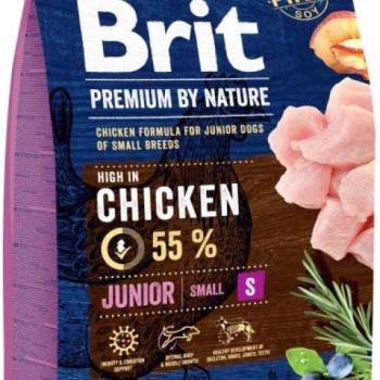 Brit Premium by Nature Junior Small Chicken 3 kg kép