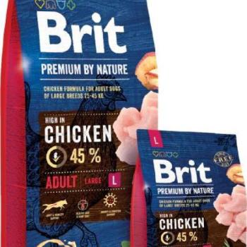 Brit Premium by Nature Large Adult 3 kg kép