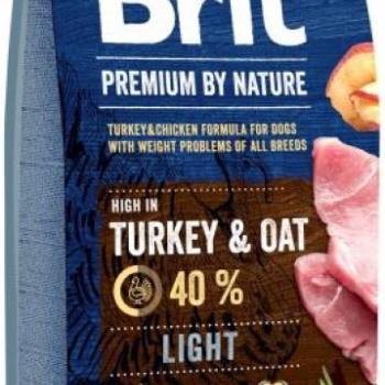 Brit Premium by Nature Light Turkey & Oat 15 kg kép