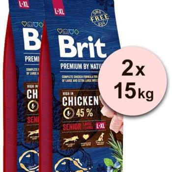 Brit Premium by Nature Senior Large/Extra Large 2x15 kg kép