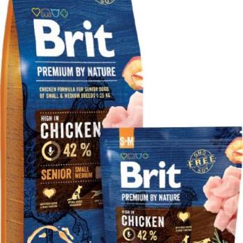 Brit Premium by Nature Senior Small/Medium Chicken 15 kg kép