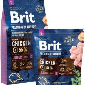 Brit Premium by Nature Small Junior Chicken 1 kg kép