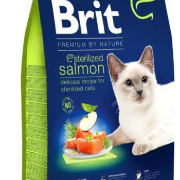 Brit Premium by Nature Sterilized salmon 8 kg kép