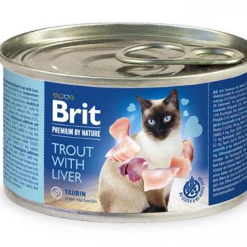 Brit Premium by Nature trout with liver 200 g kép