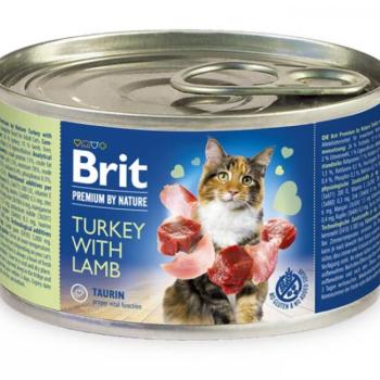 Brit Premium by Nature turkey with lamb 200 g kép