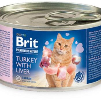 Brit Premium by Nature turkey with liver 200 g kép