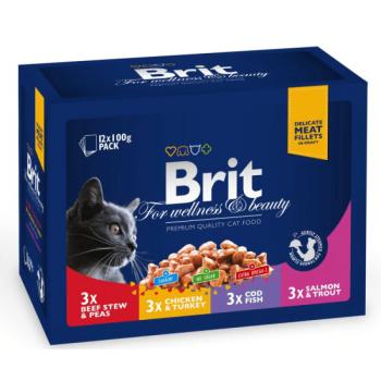 Brit Premium Cat Family multipack 12 x 100 g kép